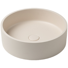 Concrete Smooth 390mm Round Above Counter Basin